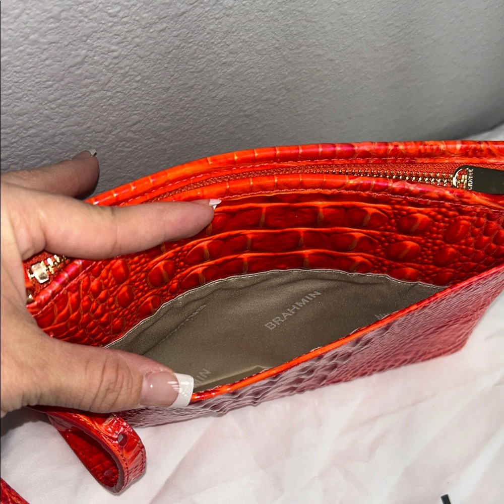 Brahmin Flame Melbourne Crossbody Bag - Picture 2 of 7